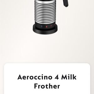 Nespresso Aeroccino Milk Frother